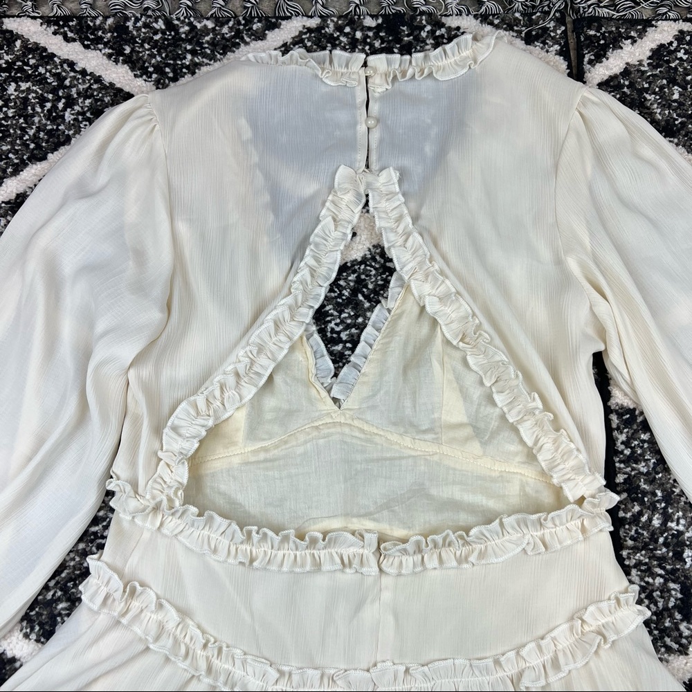 Deep V-neck Fit&Flare Dress (NWOT) Meduim - Picture 10 of 12